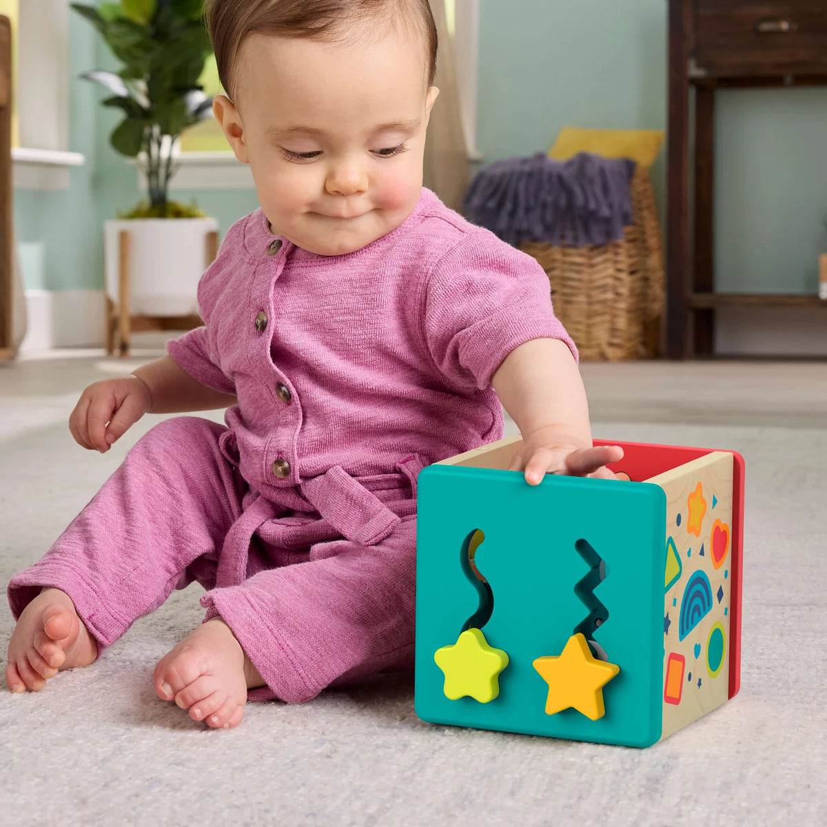 Fisher Price Wooden Activity Cube
