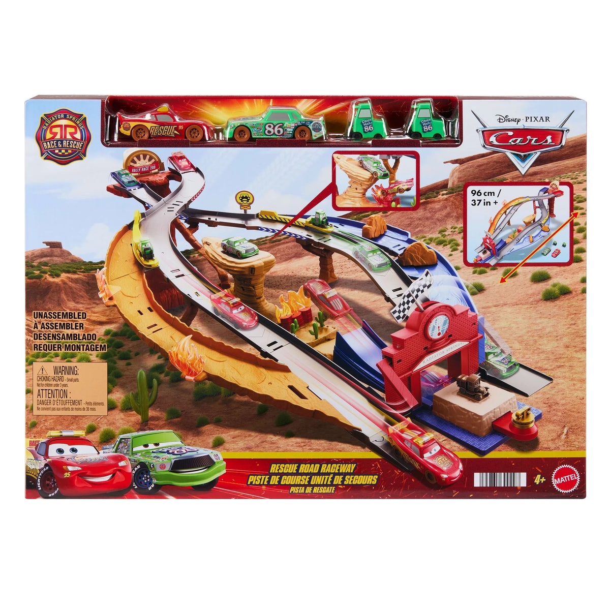 Disney Cars Rescue Road Raceway Playset