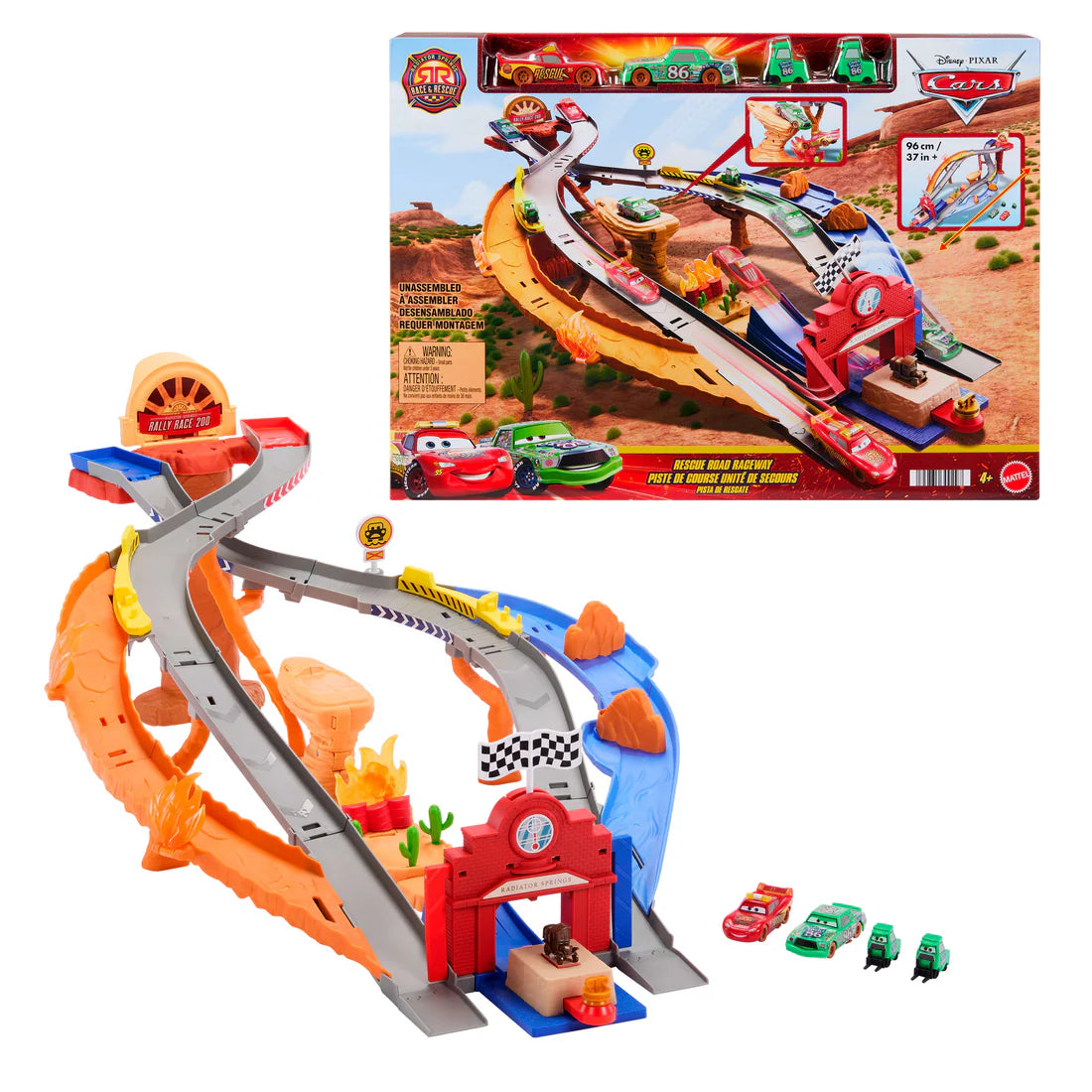Disney Cars Rescue Road Raceway Playset