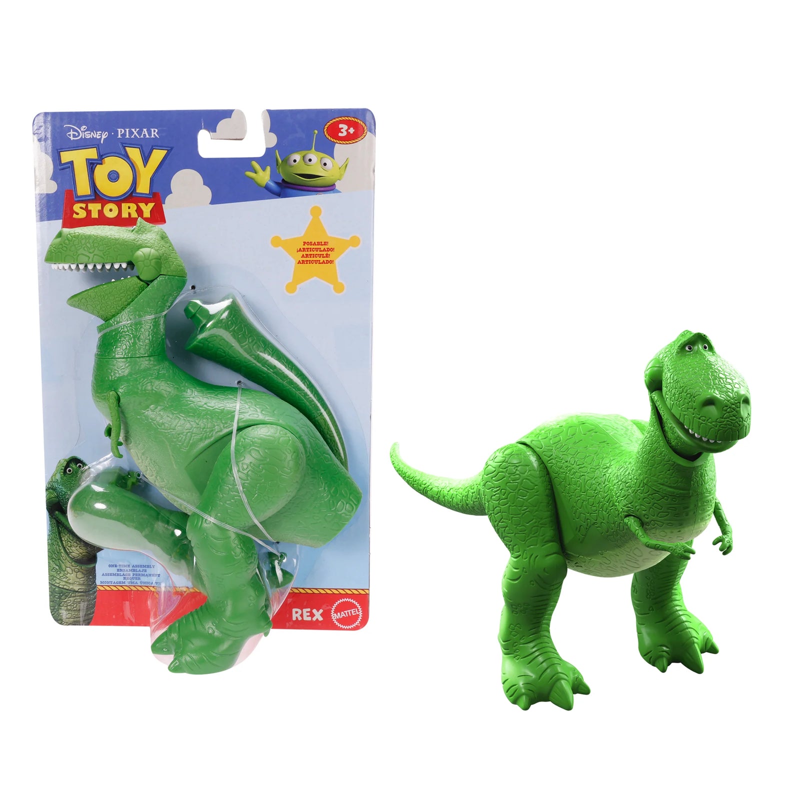 Toy Story 5 Play Scale Posable Figure REX