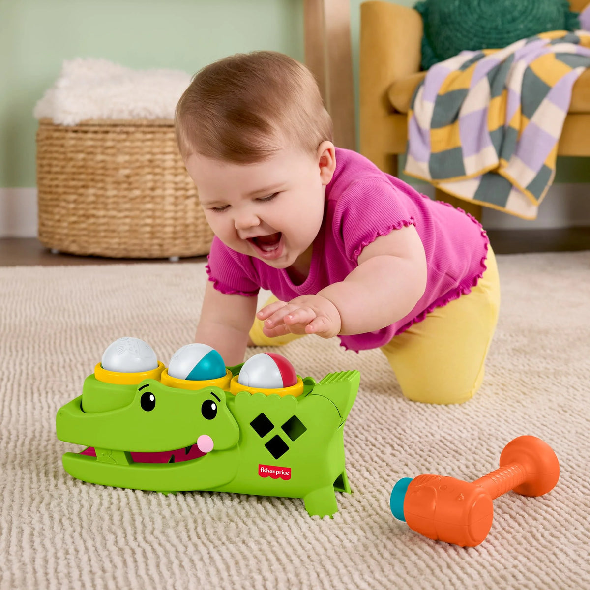 Fisher Price Sit &amp; Tap Rolligator