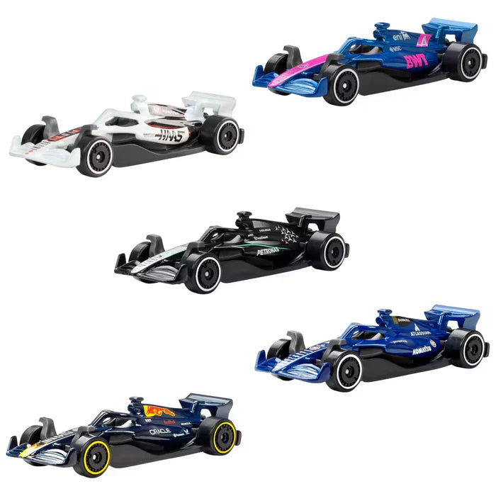 Hot Wheels 5pk Formula 1 Vehicles