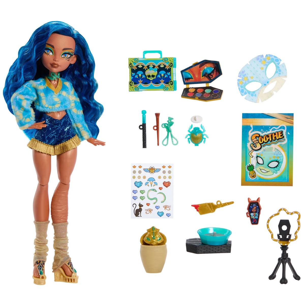 Monster High Self Care Secrets Doll - Cleo De Nile