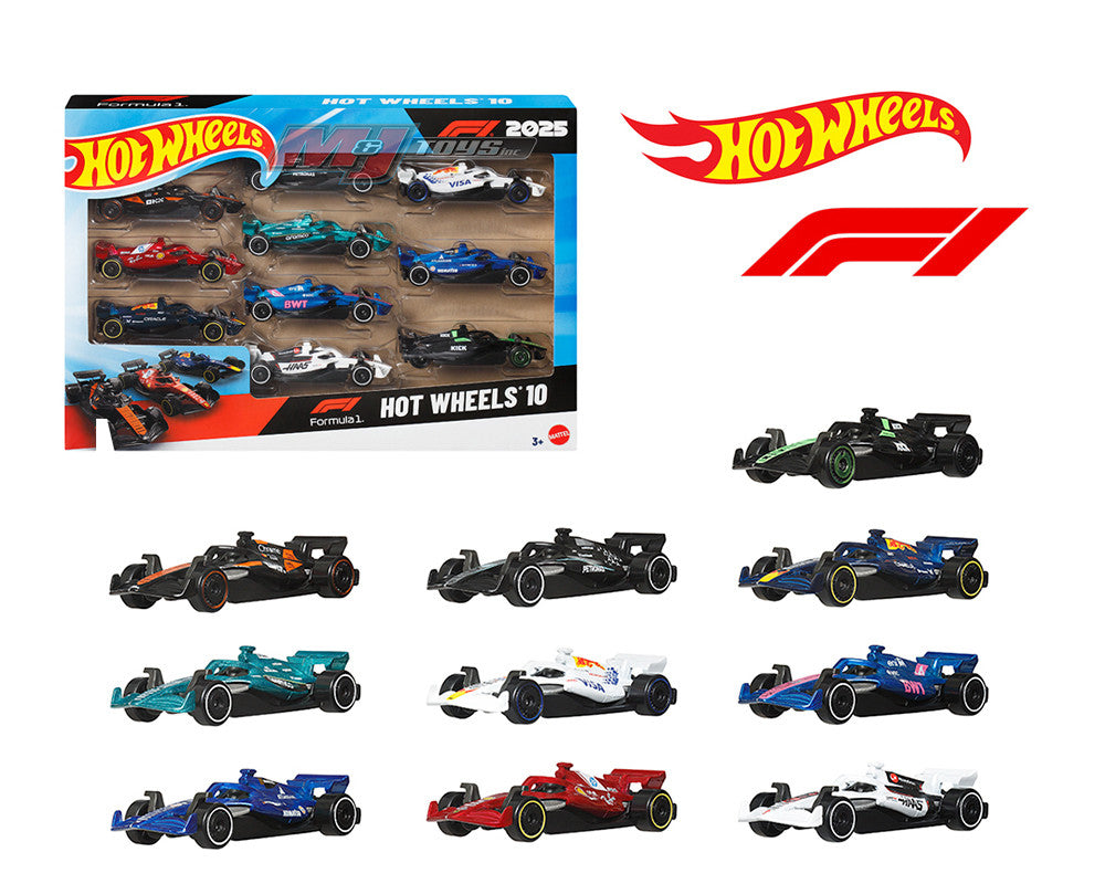Hot Wheels Formula 1 2025 10pack
