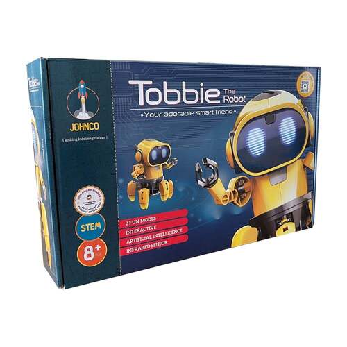 Johnco Tobbie The Robot Smart Friend - Req 4 AAA batteries