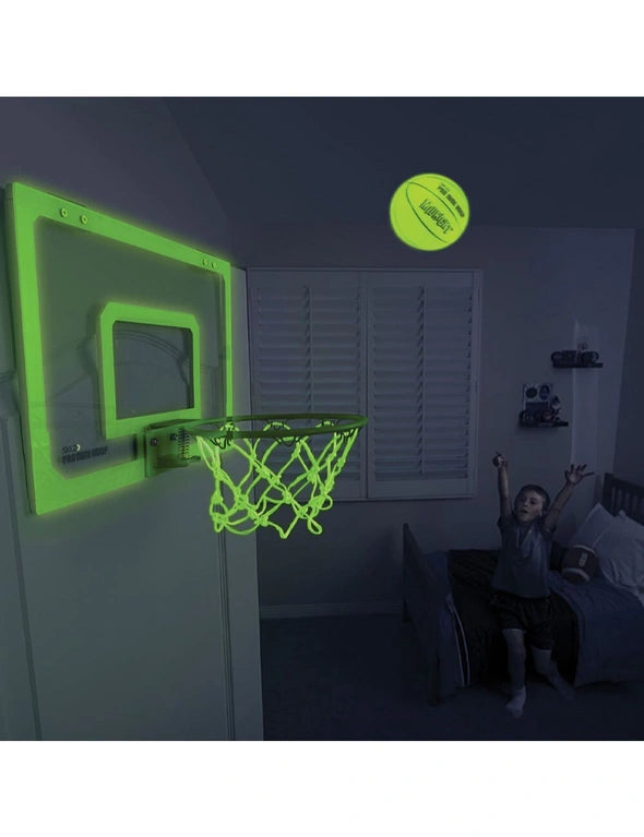 SKLZ Pro Mini Hoop Midnight Glow In The Dark Hoop &amp; Ball