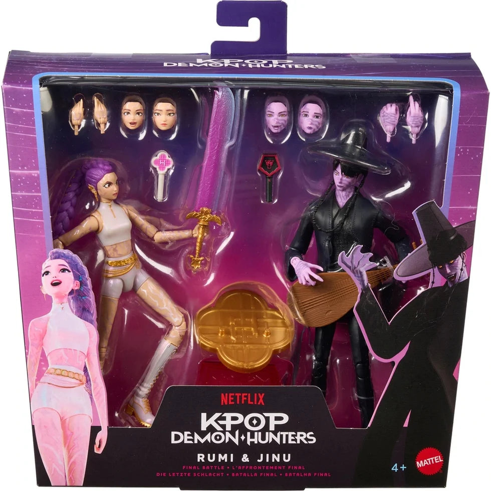 Kpop Demon Hunters RUMI & JINU Final Battle Action Figure 6.5inch
