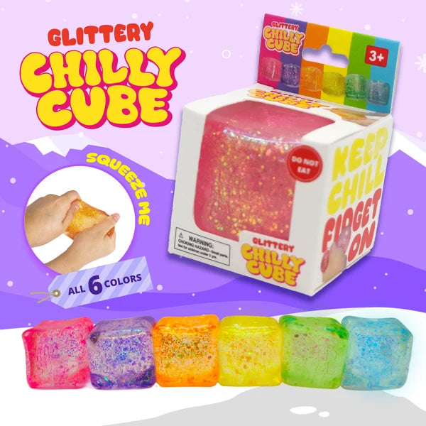 Kenisy Glittery Chilly Cube Assorted Colours