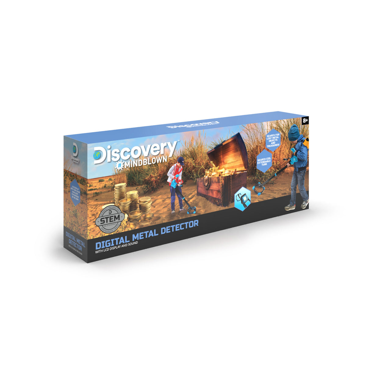 Discovery Mindblown Digital Metal Detector Req 3AA Batteries