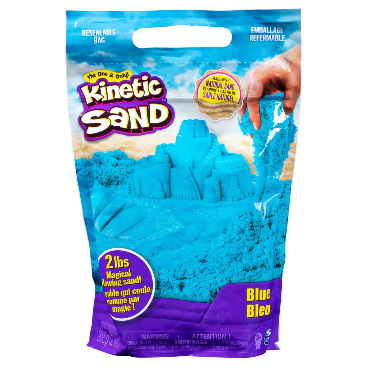 Kinetic Sand Coloured Sand 2lb Blue