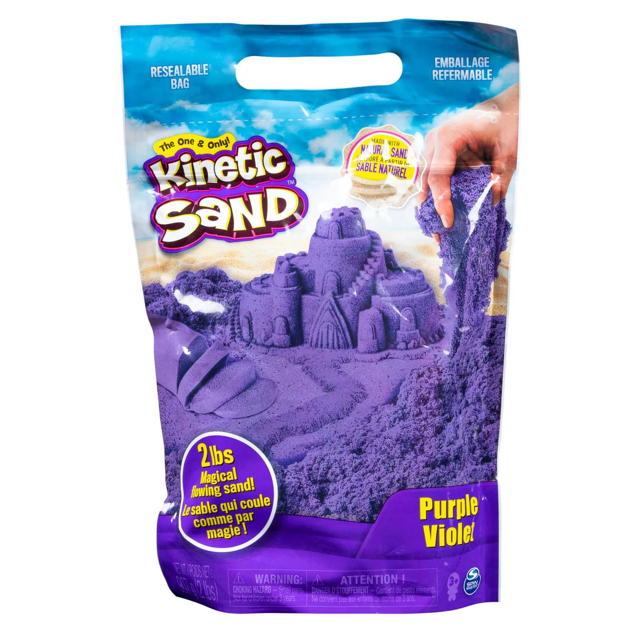 Kinetic Sand Coloured Sand 2lb Purple