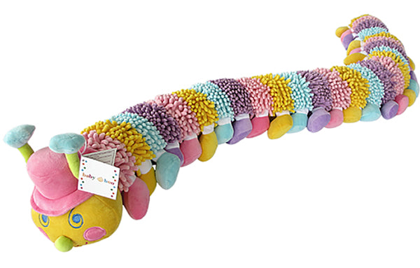 Baby Boo Alphabet Shaggy Pastel Large Caterpillar