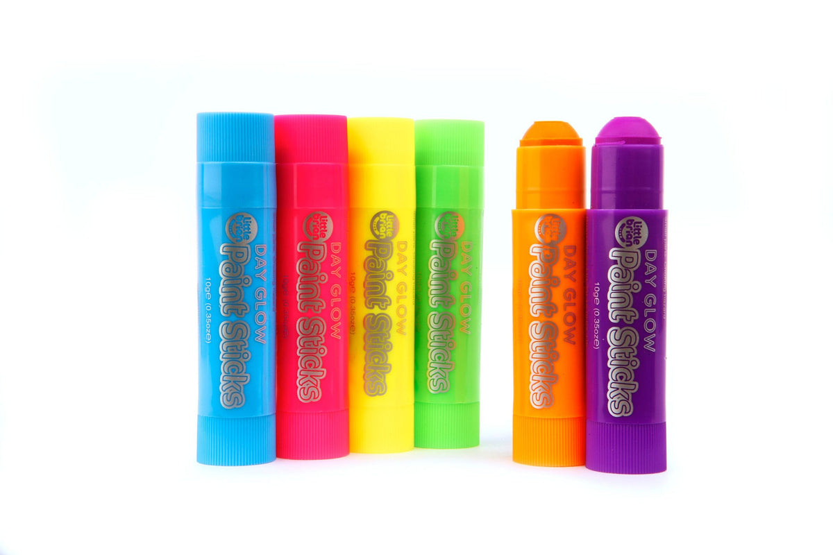 Little Brian Paint Sticks Day Glow 6 Pack