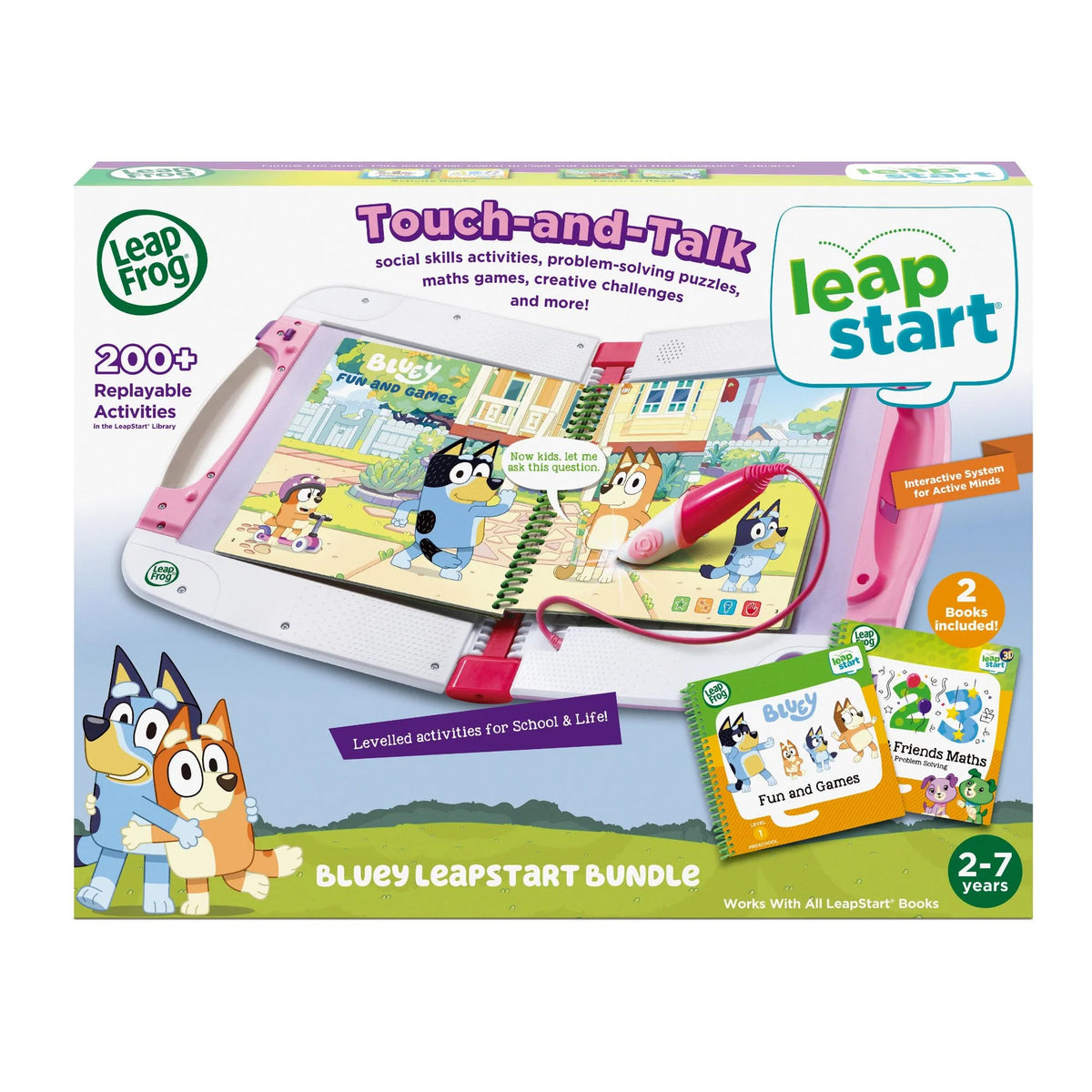 Leap Frog Leap Start Bluey Leap Start Bundle Pink Req 2x AA