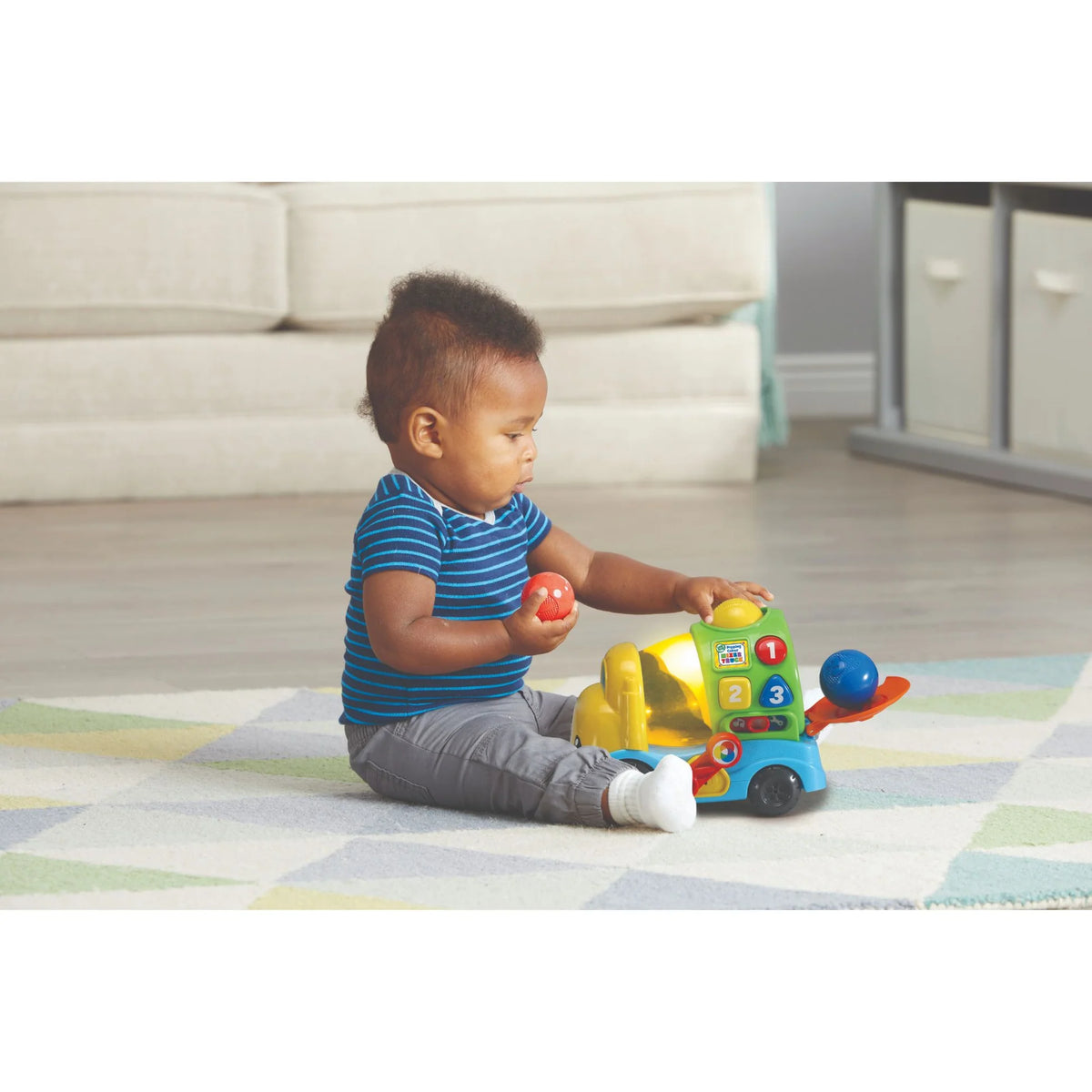 Leap Frog Popping Colour Mixer Truck 2 x AA demo batteries included