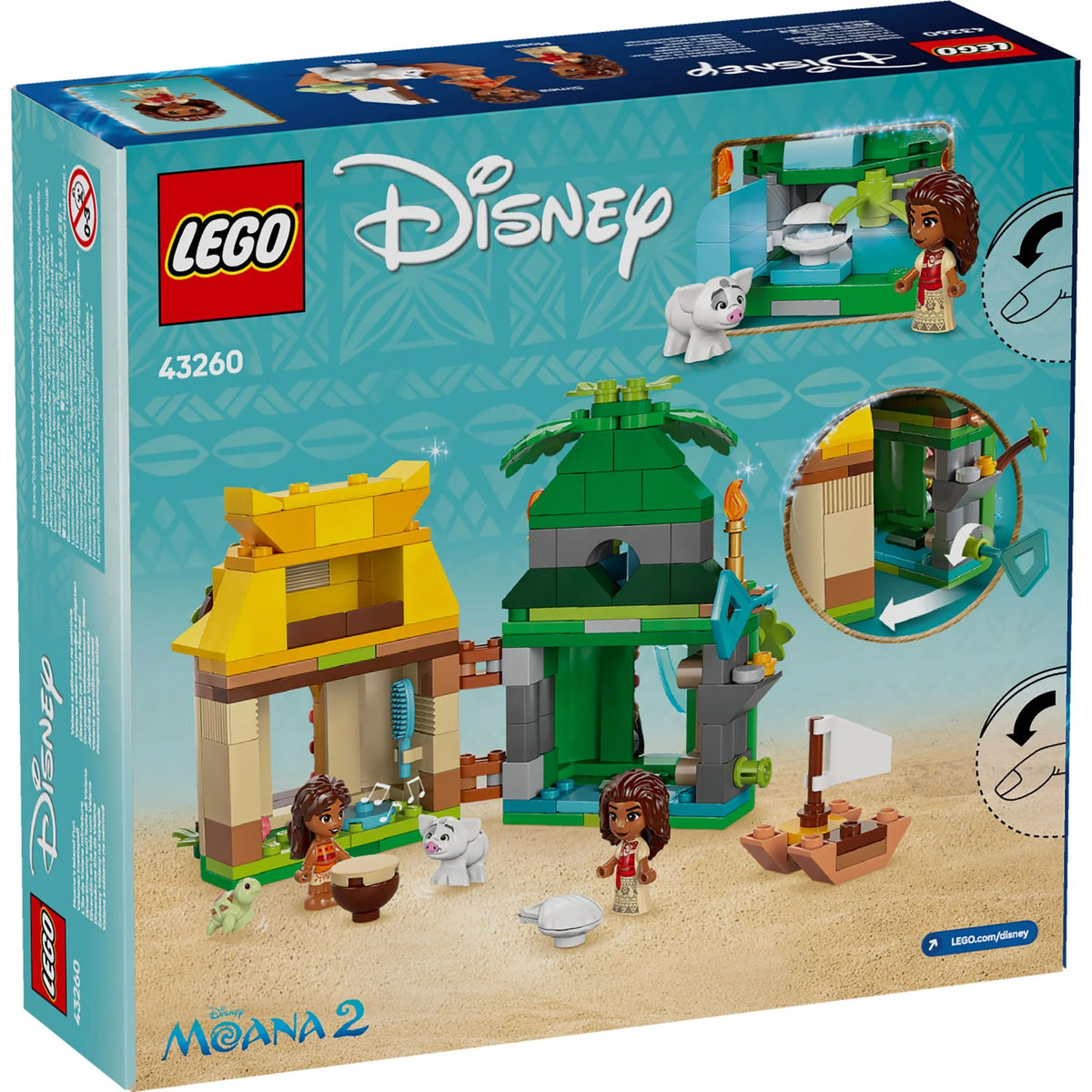 Lego 43260 Disney Moana's Island Fun