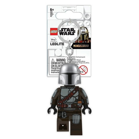 Lego Star Wars The Mandalorian Brown Key Ring Light