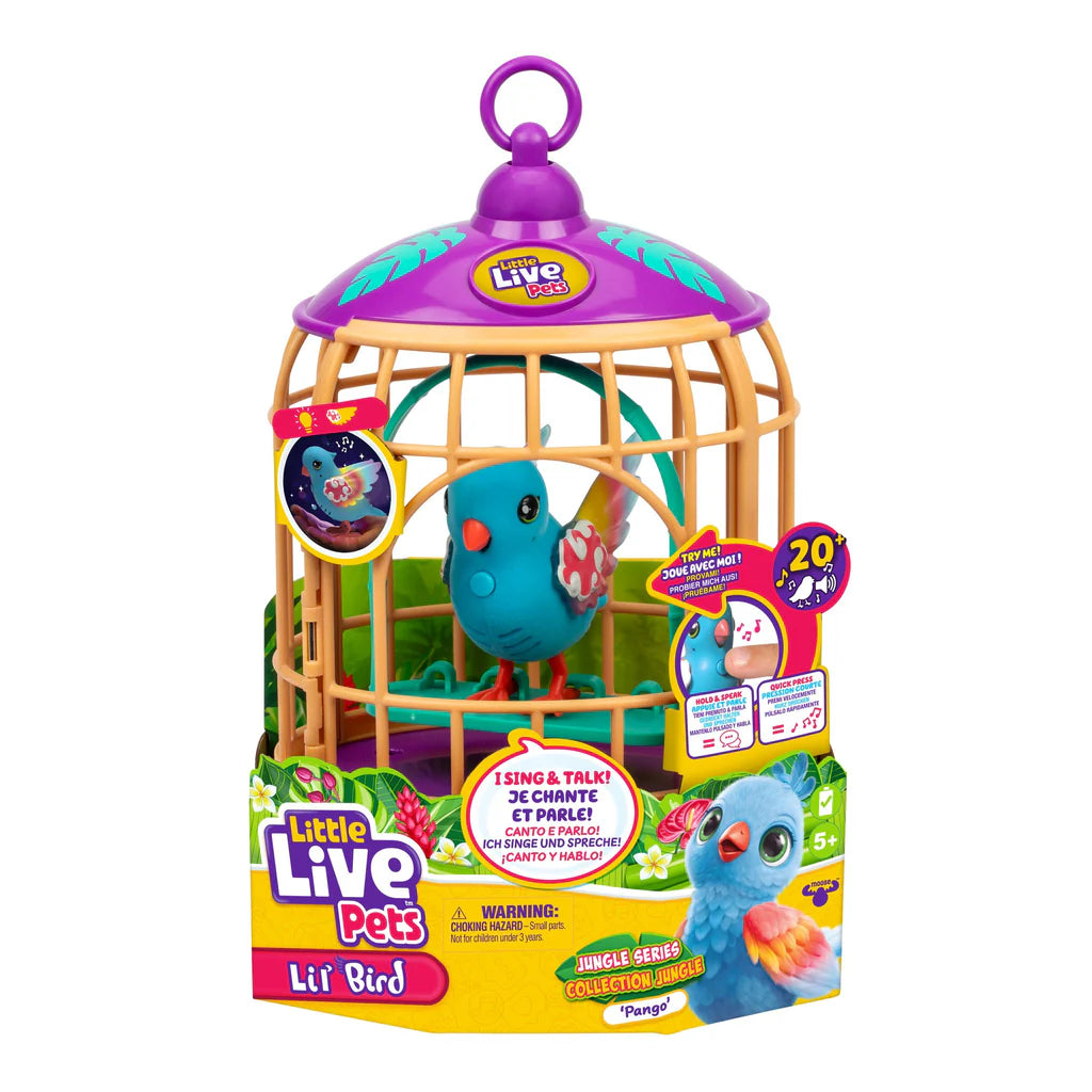Little Live Pets S15 Jungle Series Pango Bird &amp; Cage