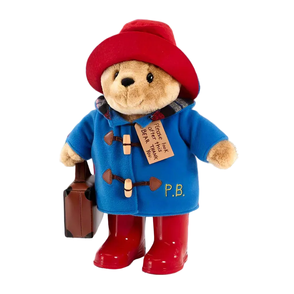 Paddington Bear Plush with Boots Coat and Suitcase