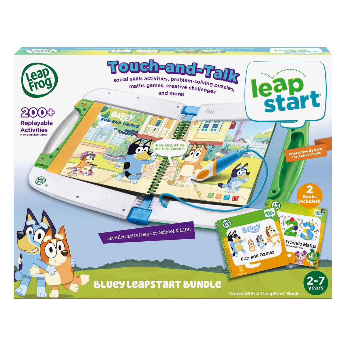 Leap Frog Leap Start Bluey Leap Start Bundle Green Req 2x AA