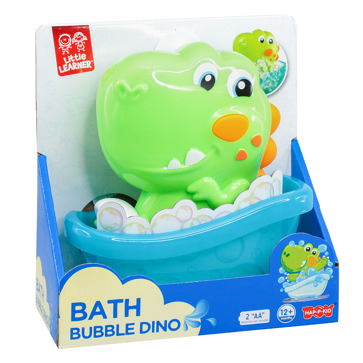 Little Learner Bath Bubble Dino Req 2 AA Batteries