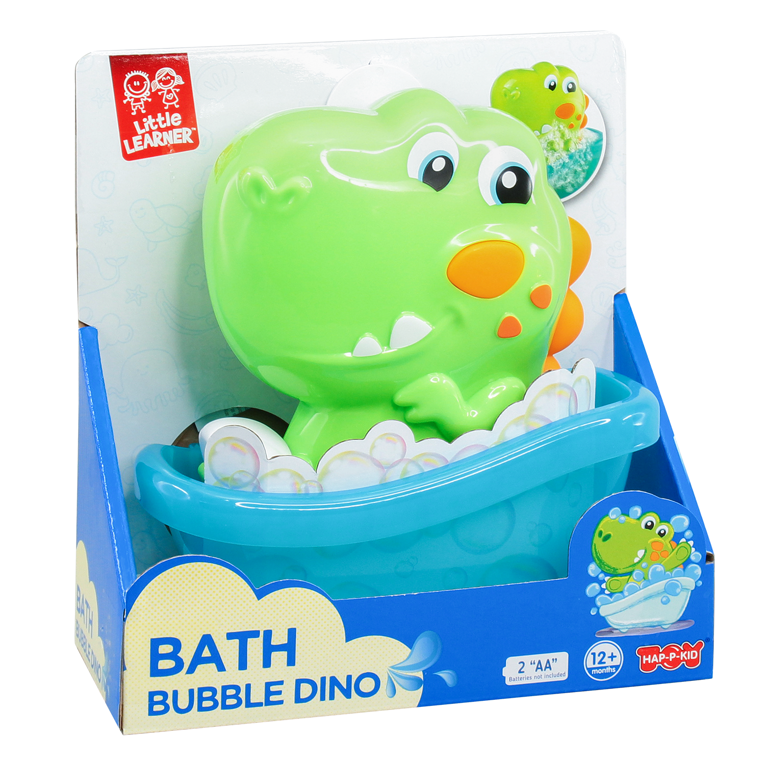 Little Learner Bath Bubble Dino Req 2 AA Batteries