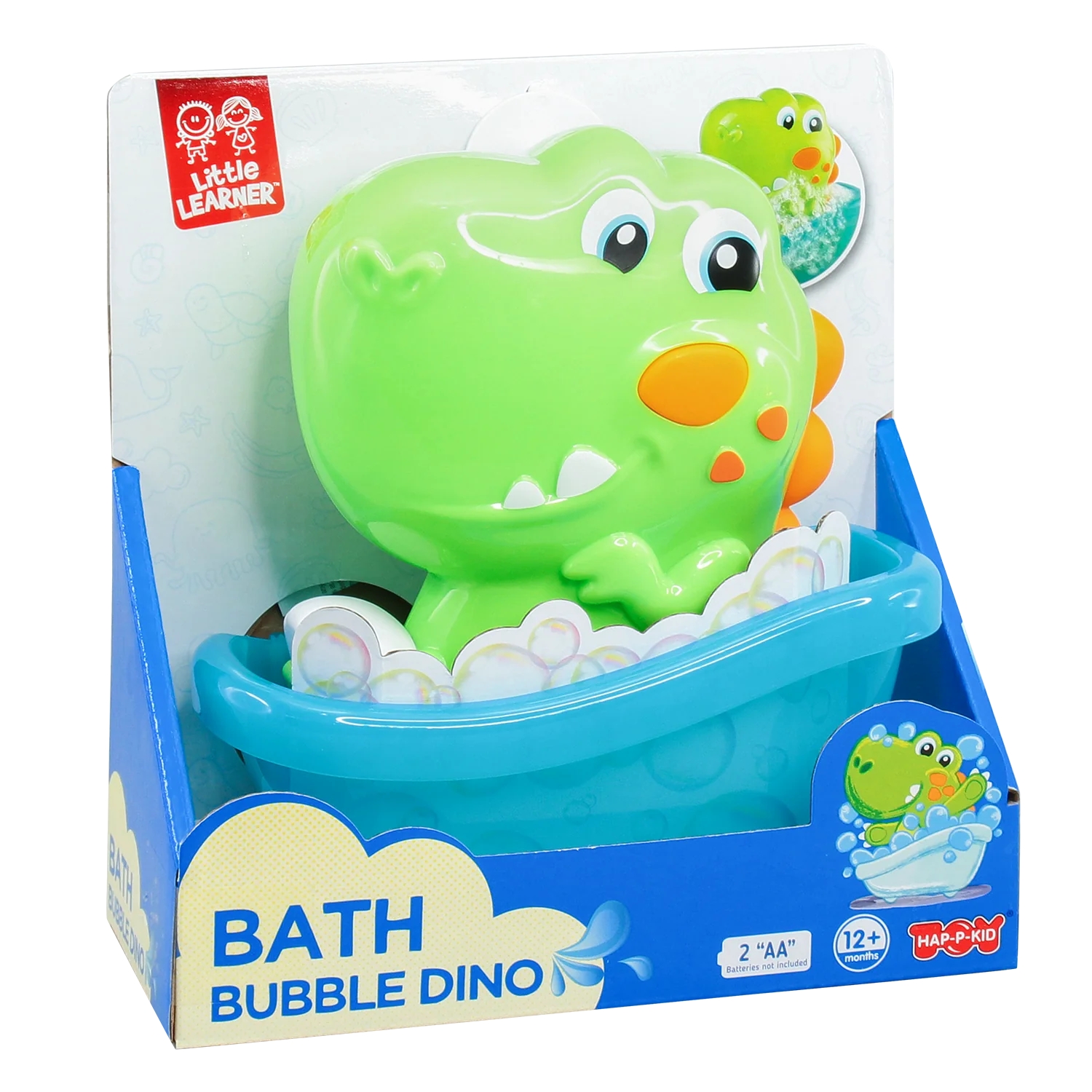Little Learner Bath Bubble Dino Req 2 AA Batteries