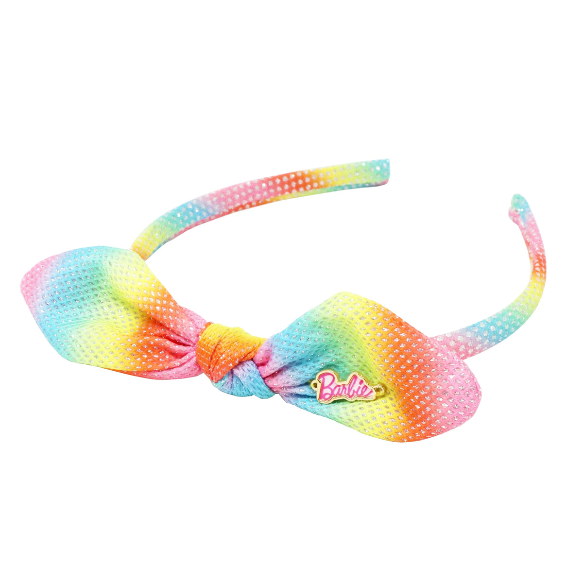 Barbie Rainbow Fantasy Tie Headband with Barbie Charm