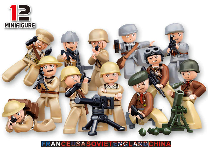 Sluban WWII Mini Figure Blind Bags Asst