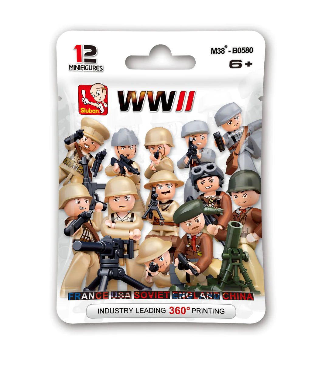 Sluban WWII Mini Figure Blind Bags Asst