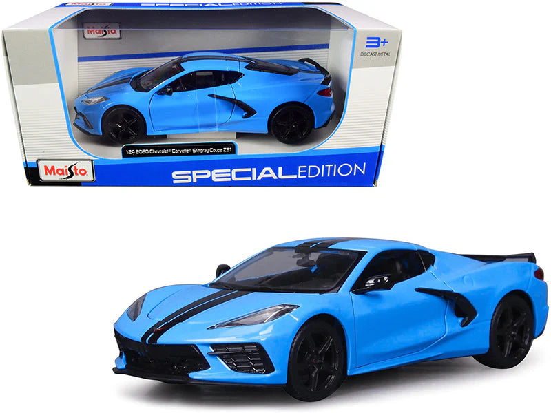 Maisto 1/24 Special Edition 2020 Chevrolet Corvette Stingray Coupe  Blue