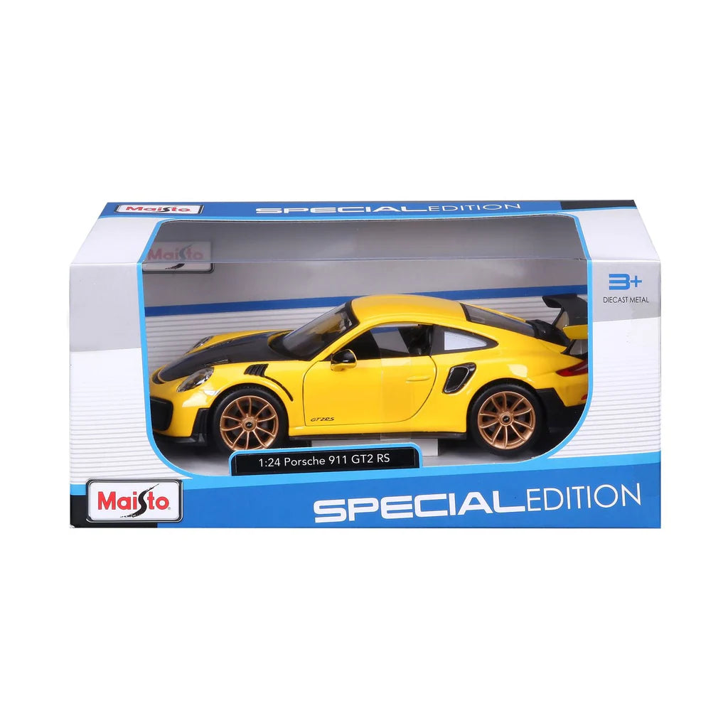 Maisto 1/24 Special Edition 2018 Porsche 911 GT2 RS Yellow