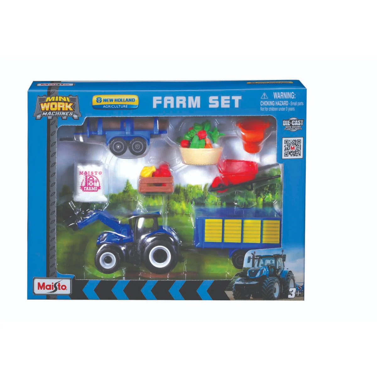 Maisto Mini Work Machines Farm Play Set Asst