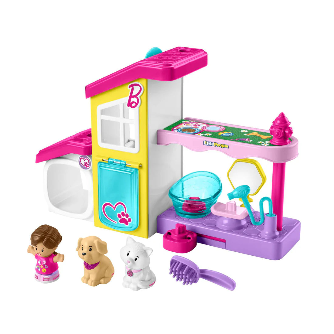 Fisher Price Little People Barbie Play And Care Pet Spa