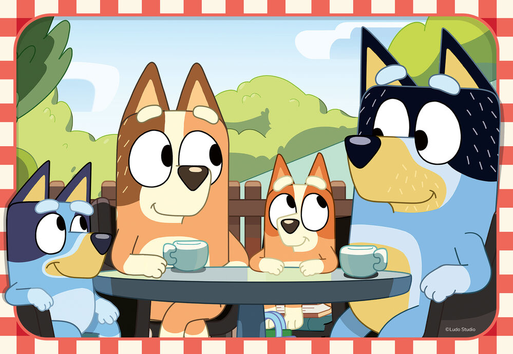 RB04111-5 Bluey Fun With Bluey 2 x 12pc Puzzle