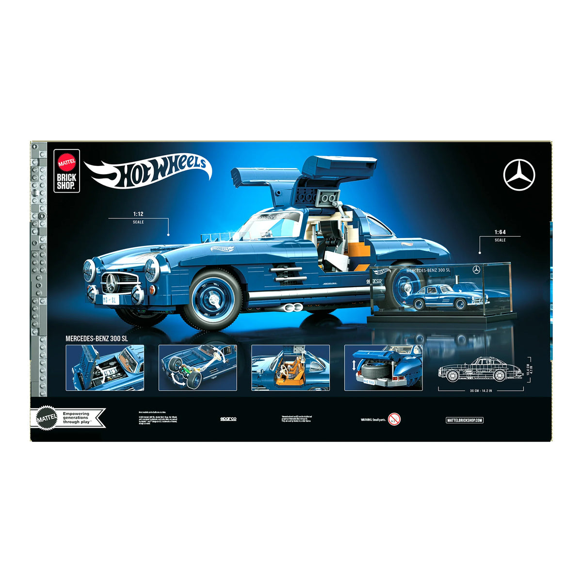 Hot Wheels Brick Shop Mercedes-Benz 300SL