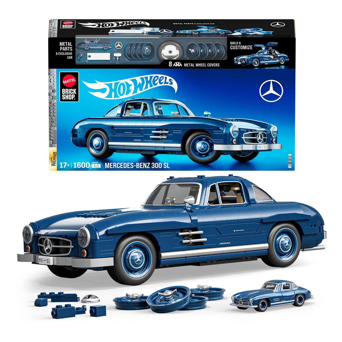 Hot Wheels Brick Shop Mercedes-Benz 300SL