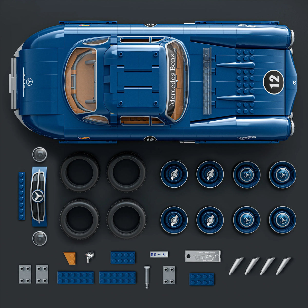Hot Wheels Brick Shop Mercedes-Benz 300SL