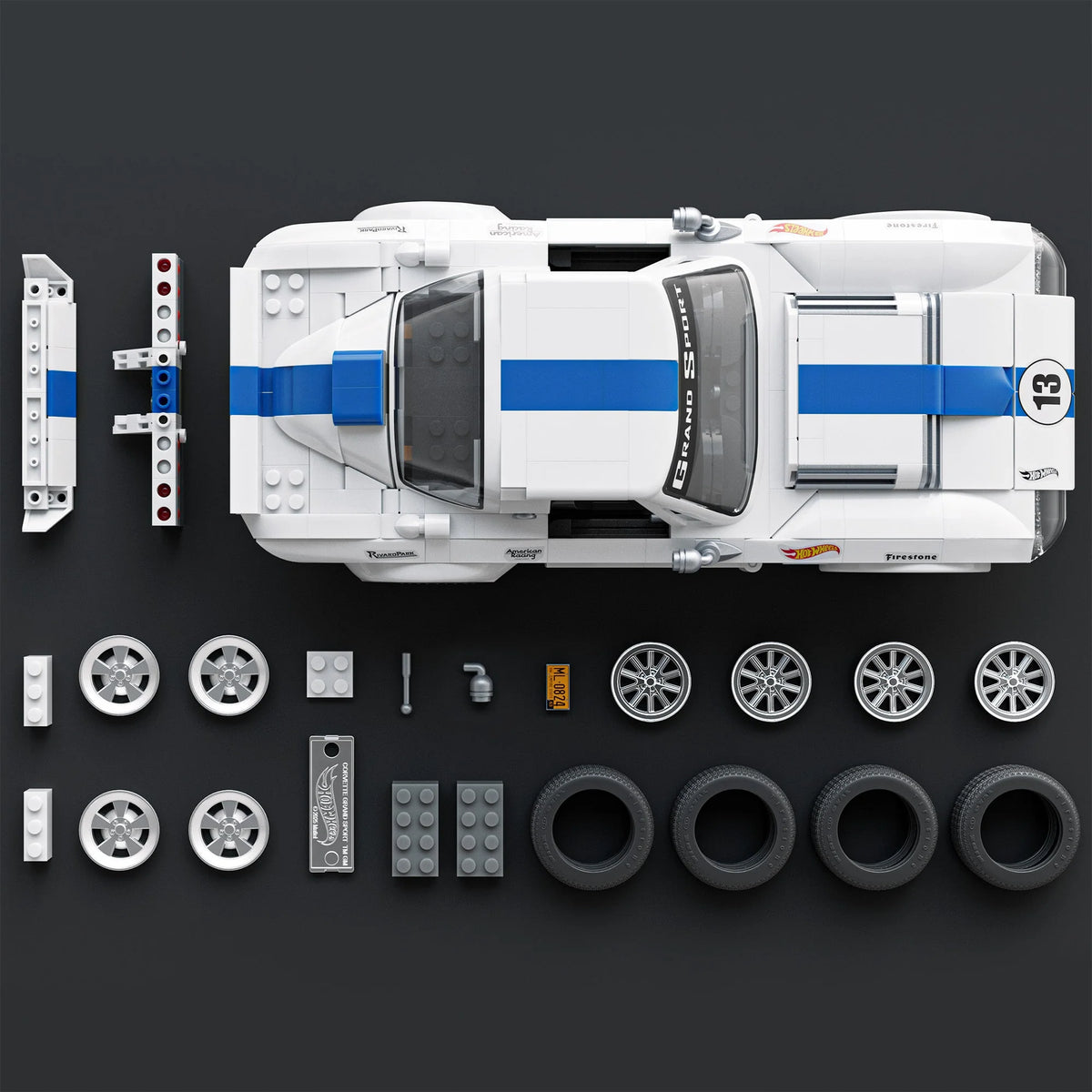 Hot Wheels Brick Shop Corvette Grand Sport