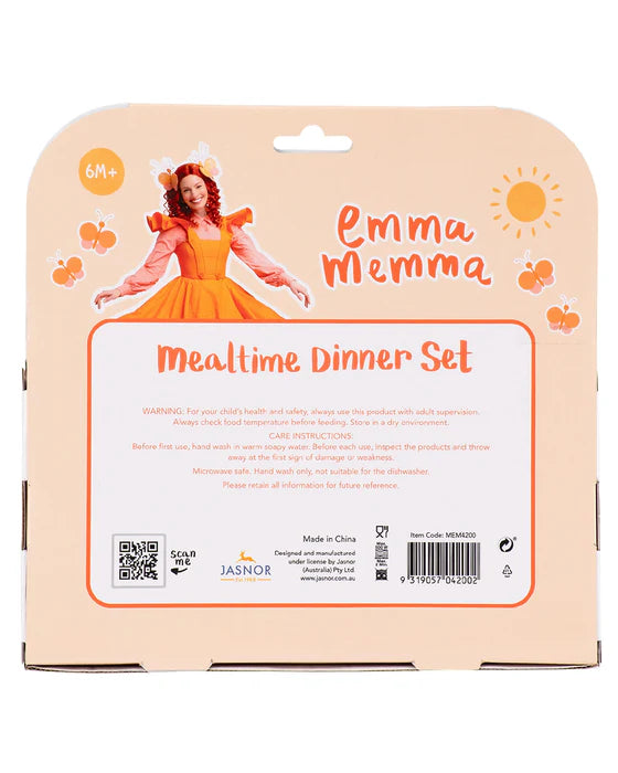 Emma Memma 3pc Mealtime Dinner Set