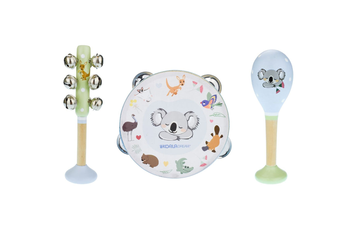 Bush Buddies 3 Piece Music Set - Australian Animals