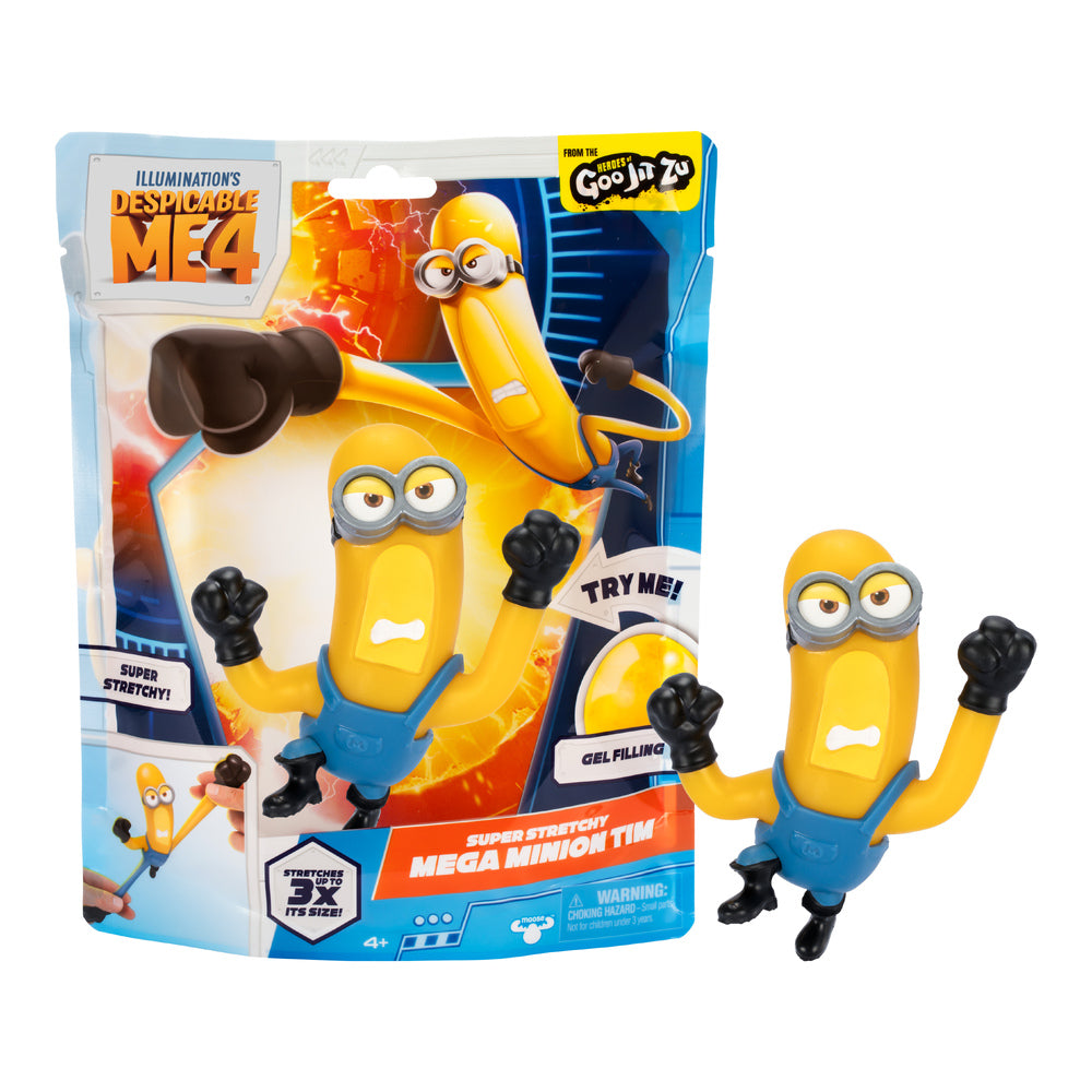 Goo Jit Zu Despicable Me 4 Minions Super Stretchy Mega Minion Tim