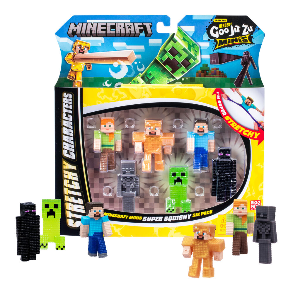 Goo Jit Zu Minecraft Minis Figures 6pk