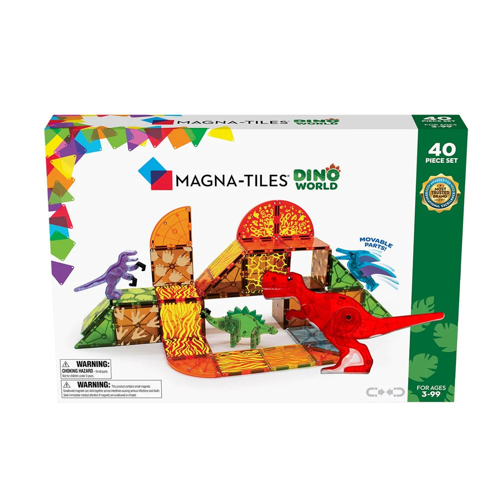 Magna-Tiles Dino World 40 Piece Set