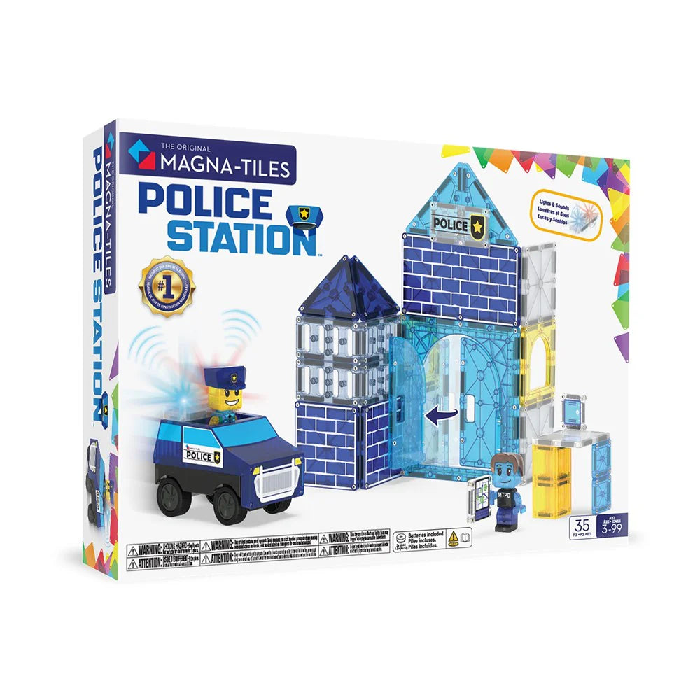 Magna-Tiles Police Station 35 Piece Set