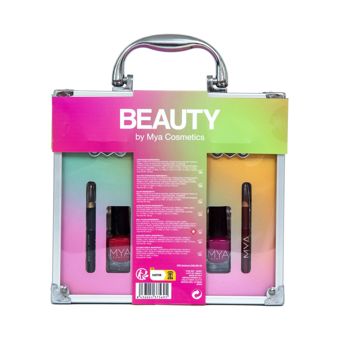 MYA Cosmetics Transparent Makeup Case