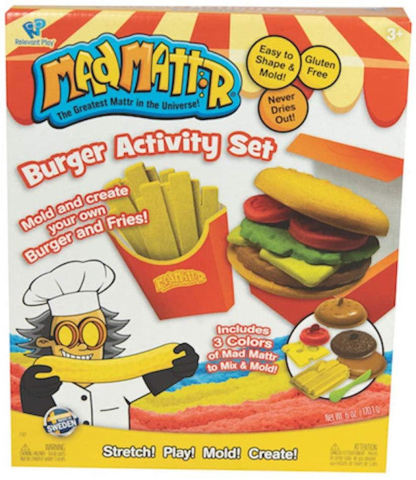Mad Mattr Burger Activity Set