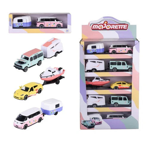 Majorette Pink Drivez Vehicle &amp; Trailer Assorted