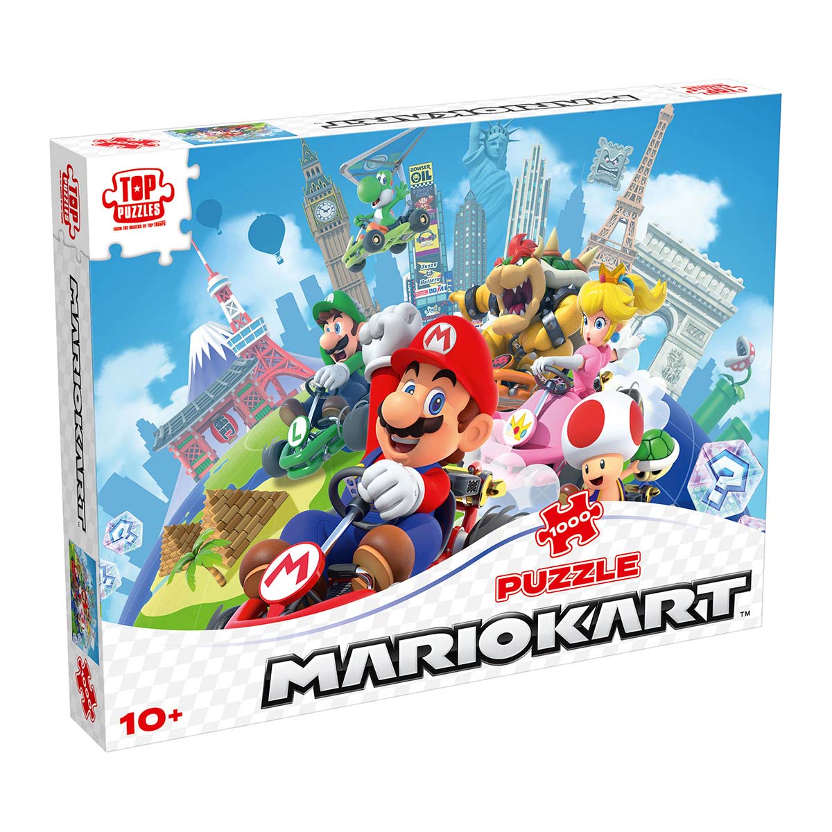Top Puzzles Mario Kart Around The World 1000pce Puzzle