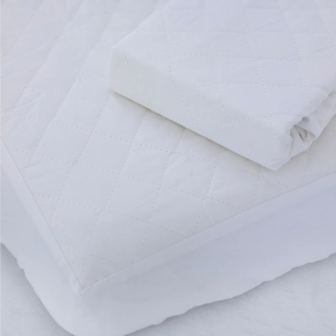 Bubba Blue Bassinet Quilted Mattress Protector W/Proof